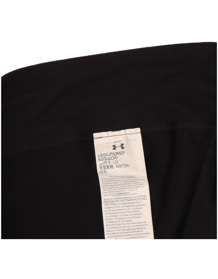 Under Armour Legging Capri Femme UK 46 Large Noir Polyester