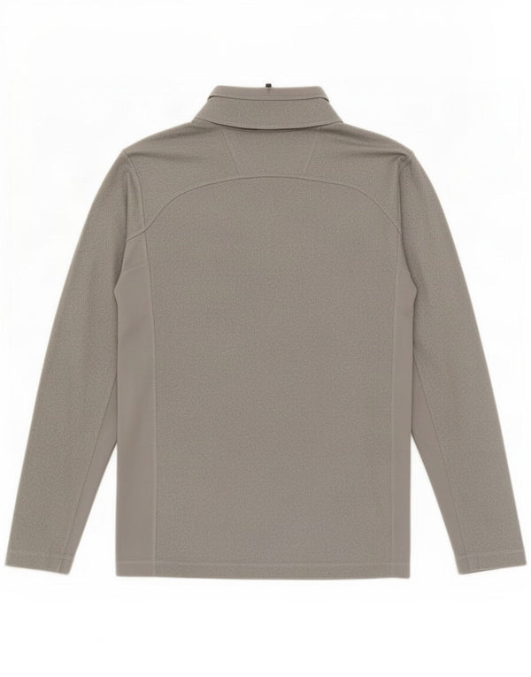 The North Face Haut de survêtement à col zippé pour homme Gris moyen moucheté