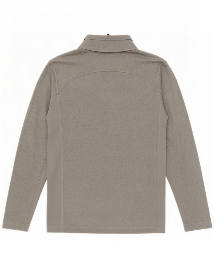 The North Face Haut de survêtement à col zippé pour homme Gris moyen moucheté
