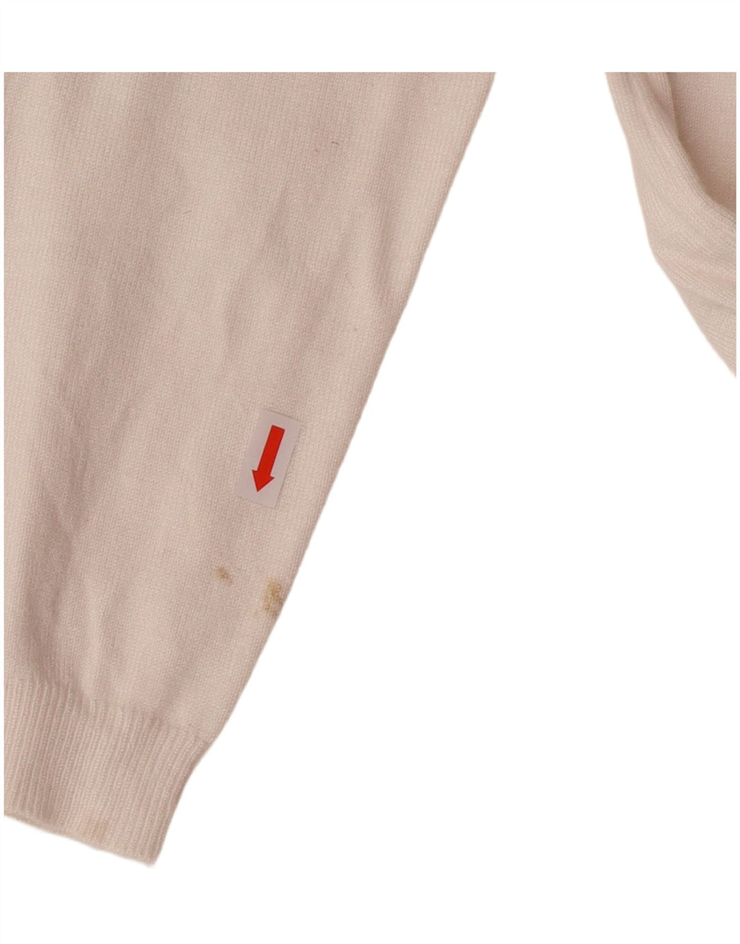 Guess Pull graphique à col bateau pour femme UK 10 Petit Blanc