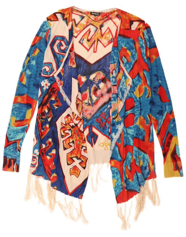 Desigual Cardigan long pour femme UK 10 Small Multicolore