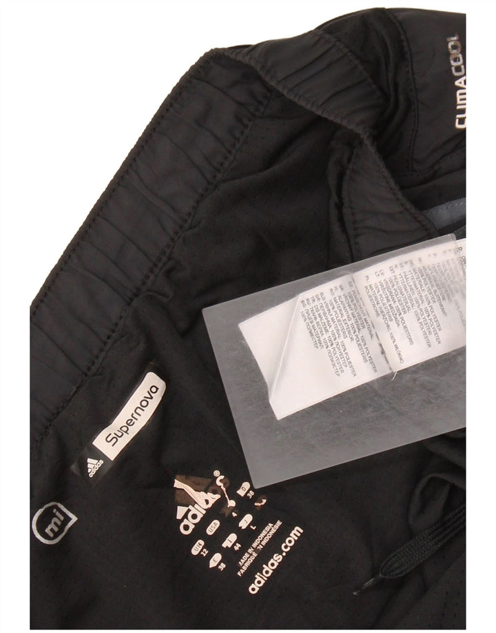 ADIDAS Short de sport Supernova pour femme UK 12 Noir moyen Polyester