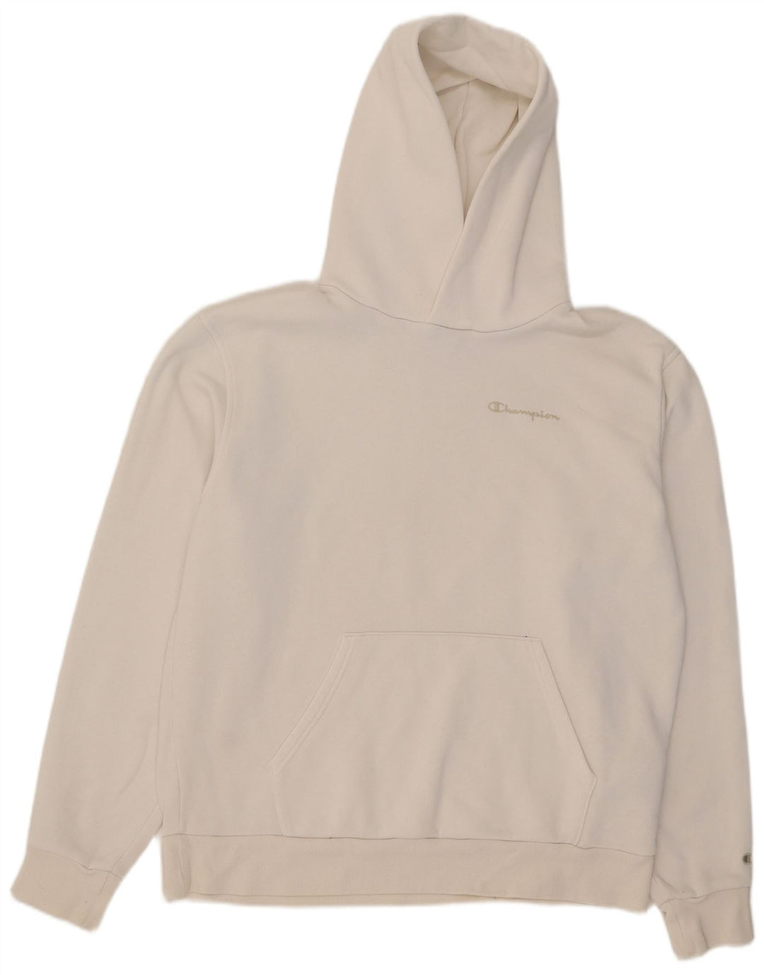 Champion Pull à capuche pour homme en coton blanc moyen