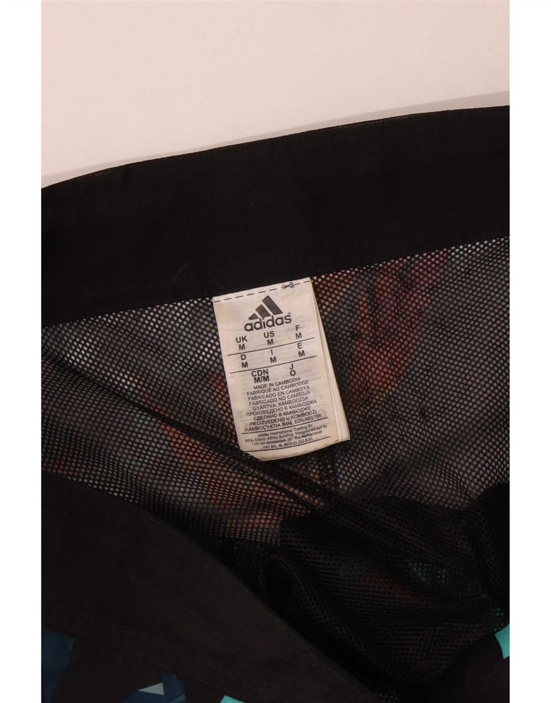 Adidas Short de bain homme gris moyen géométrique polyester