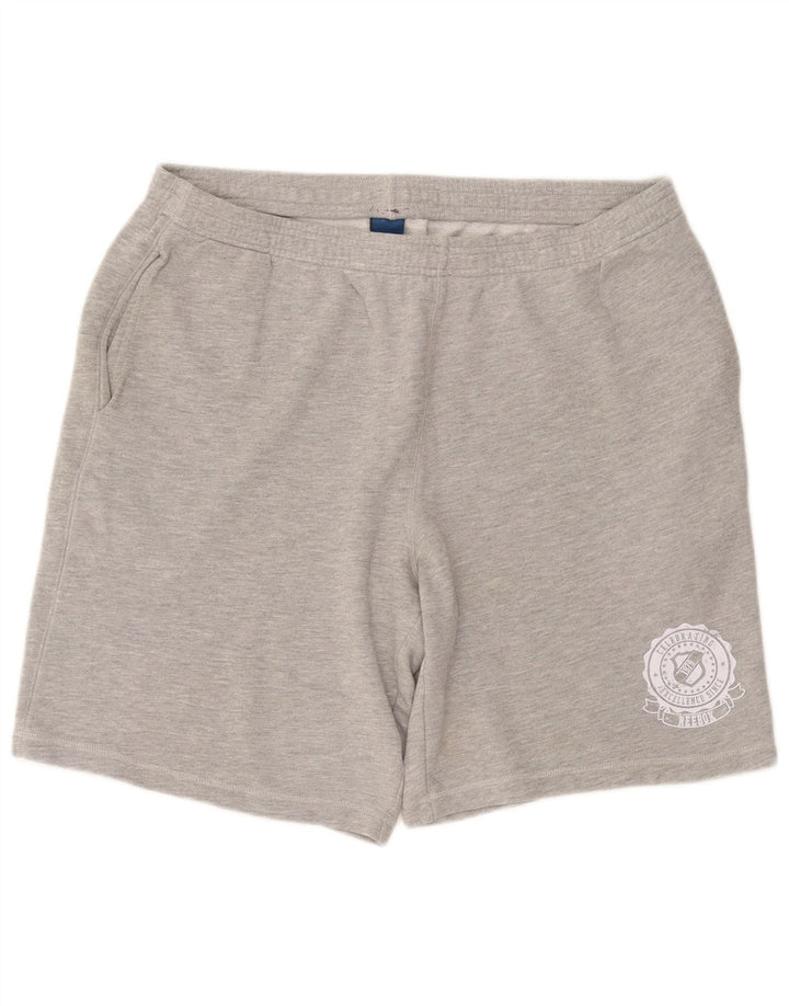 REEBOK Short de Sport Homme 2XL Gris Coton