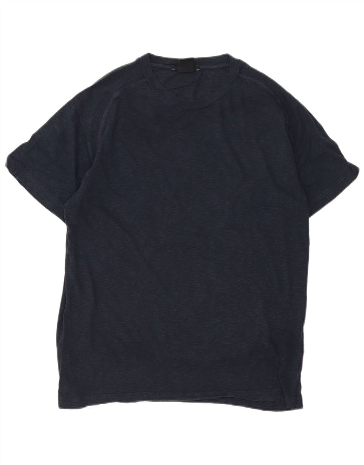 Colmar Homme Coupe Regular T-Shirt Top Bleu Marine Moucheté Coton