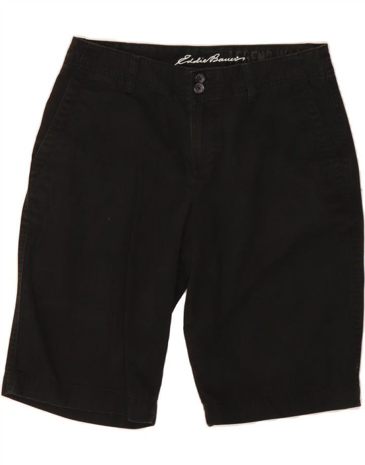 EDDIE BAUER Womens Chino Shorts US 4 Small W27 Black Cotton Vintage Eddie Bauer and Second-Hand Eddie Bauer from Messina Hembry 