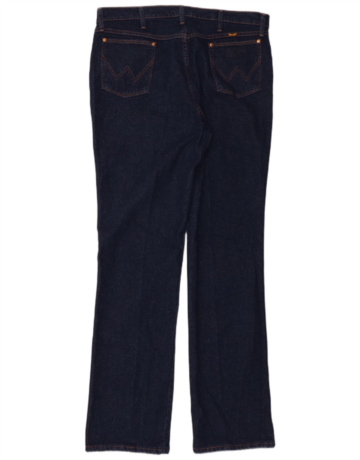 Wrangler Jean droit homme W38 L34 bleu marine coton