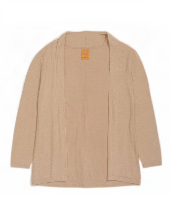 Zara Cardigan coupe classique pour fille 9-10 ans Beige Viscose Classique