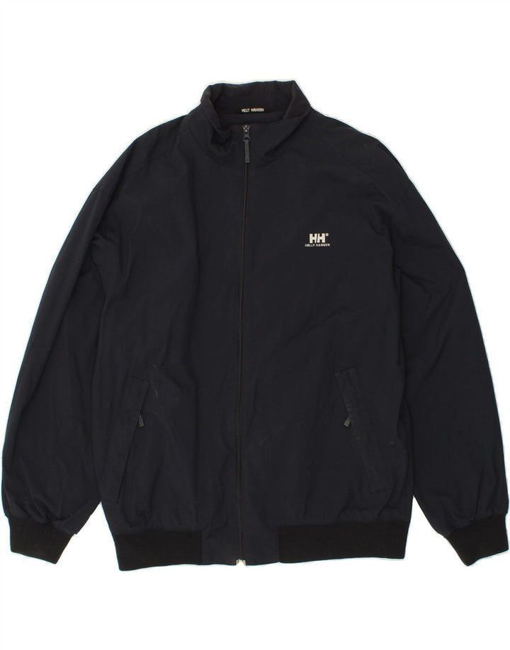 HELLY HANSEN Veste bomber haute pour homme UK 42 XL Bleu marine Polyester