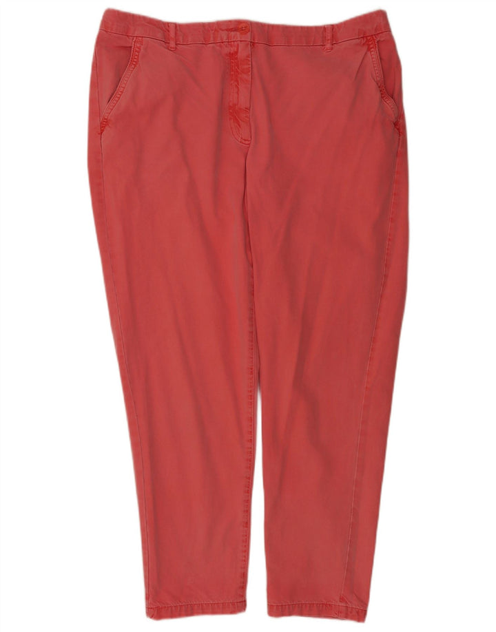 Marks & Spencer Pantalon Chino Slim Femme W36 L29 Rouge