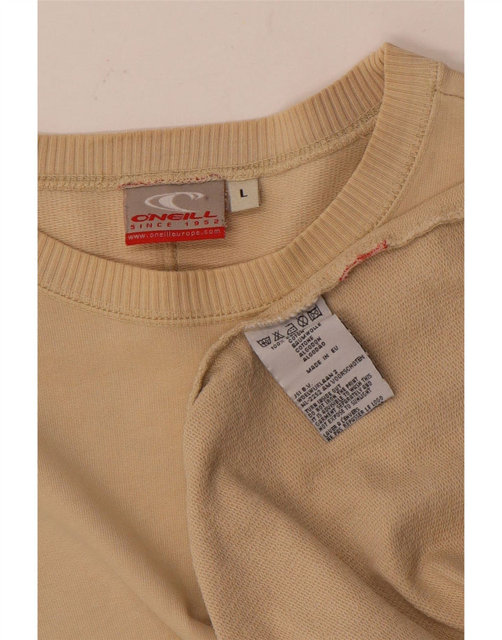O'Neill Haut graphique à manches longues pour homme en coton beige