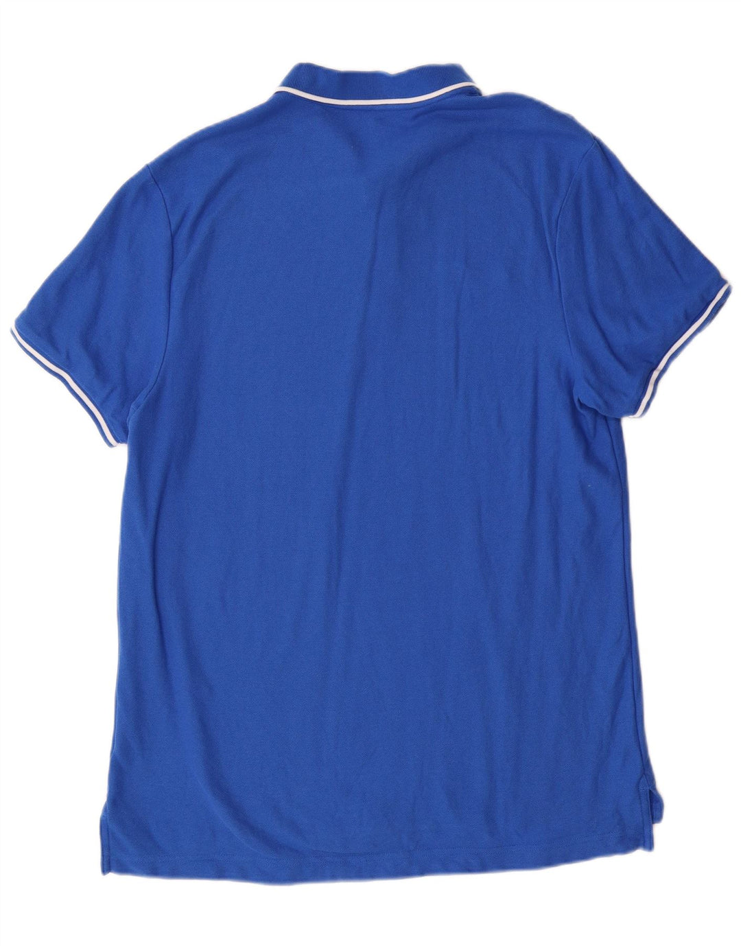 Nike Polo coupe classique pour homme en coton bleu moyen