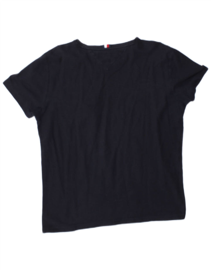 Tommy Hilfiger T-Shirt Homme Bleu Marine Moyen Coton