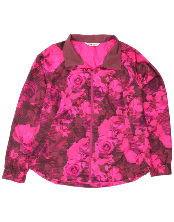 The North Face Veste de survêtement pour femme UK 18 XL Rose Floral Polyester