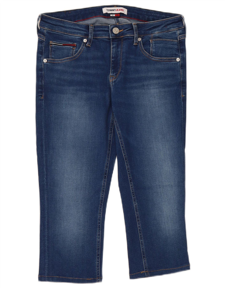 Tommy Hilfiger Jean Capri Femme W30 L18 Bleu Coton