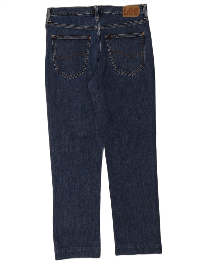 Lee Jean Droit Brooklyn Homme W34 L29 Bleu Coton