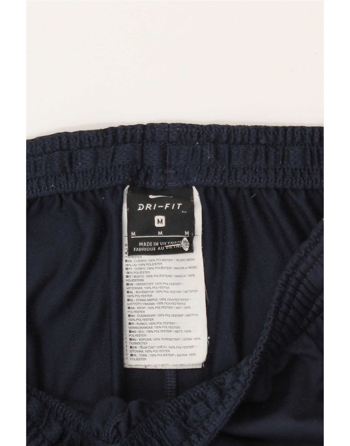 Pantalon de survêtement Nike Dri Fit pour homme en polyester color block bleu marine moyen