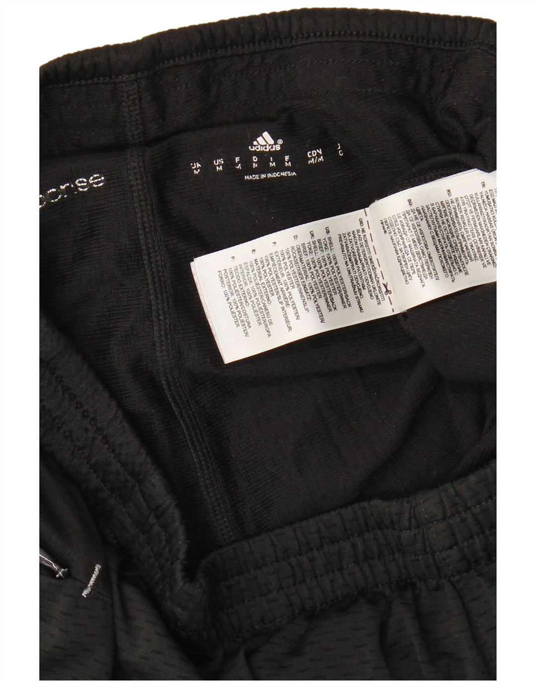 Adidas Short de sport pour homme en polyester noir moyen