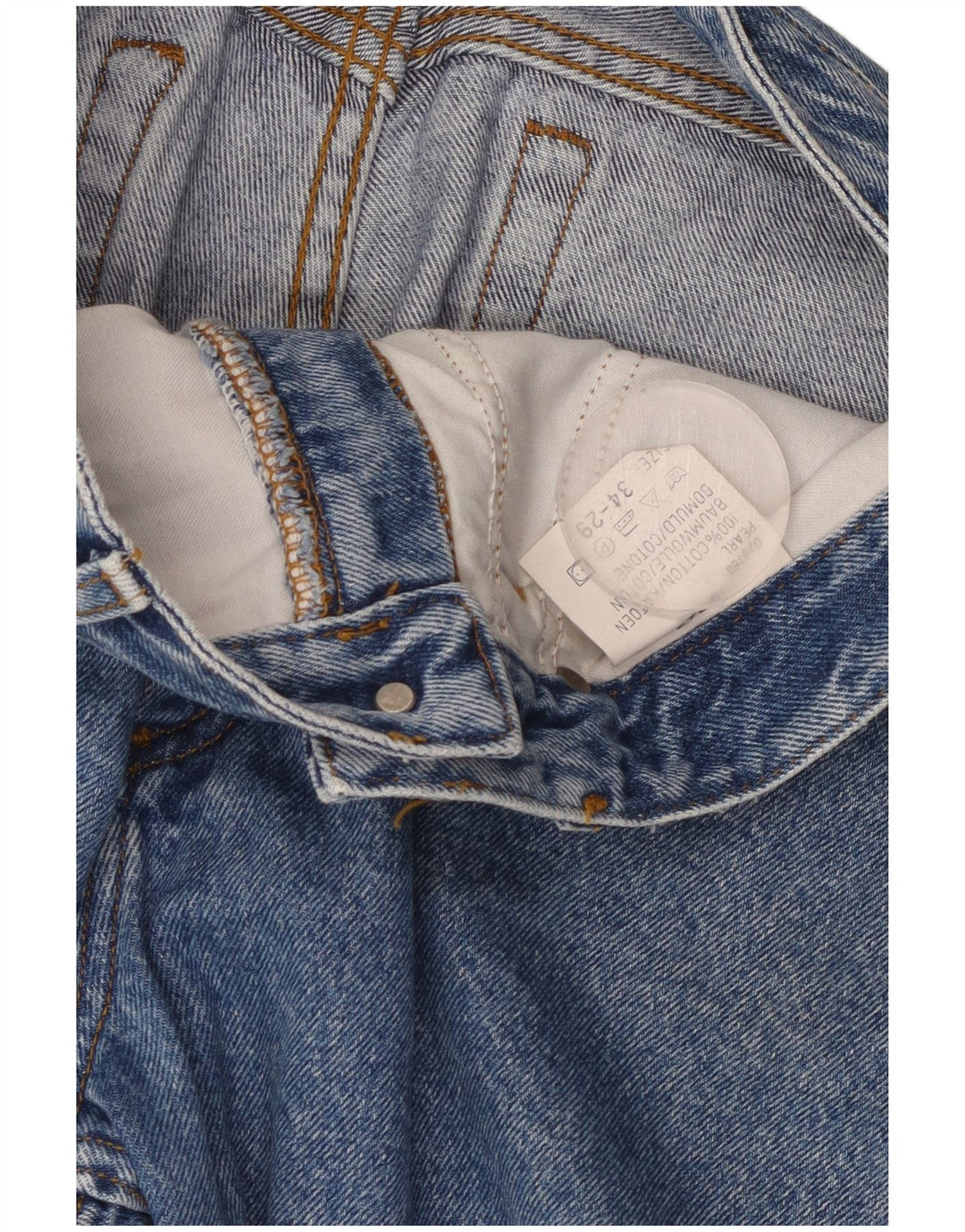 MAVERICK Jean Perle Fuselé Homme W34 L29 Bleu