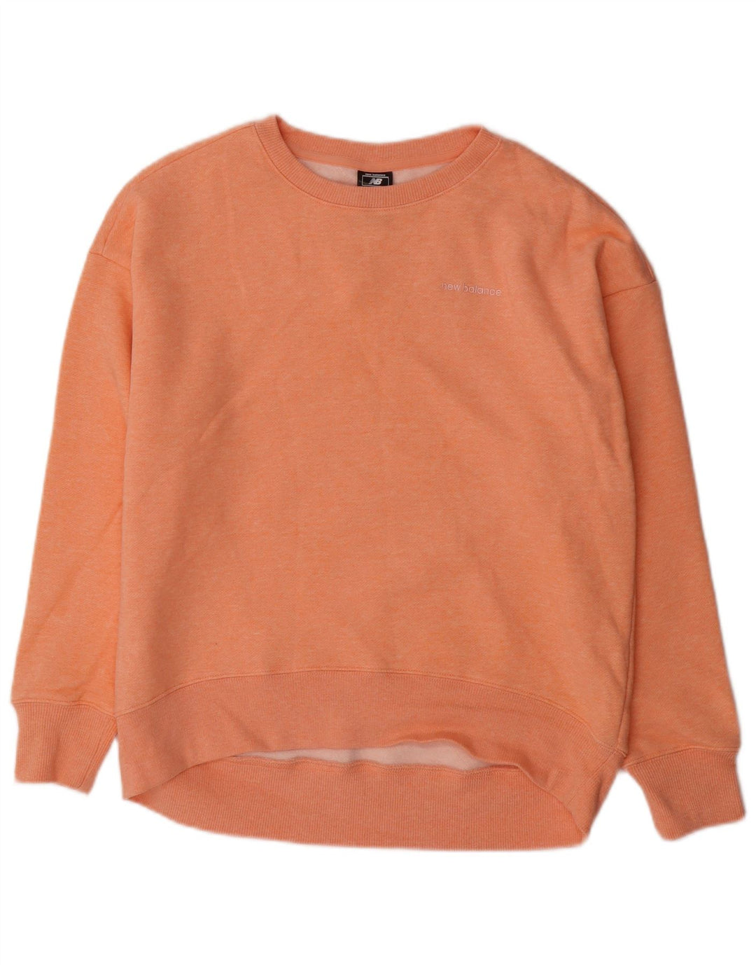 NEW BALANCE Sweat-shirt surdimensionné pour femme UK 10 Petit Orange Moucheté