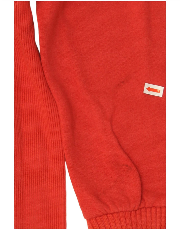 Puma Sweat-Shirt Graphique Homme Rouge Moyen Coton