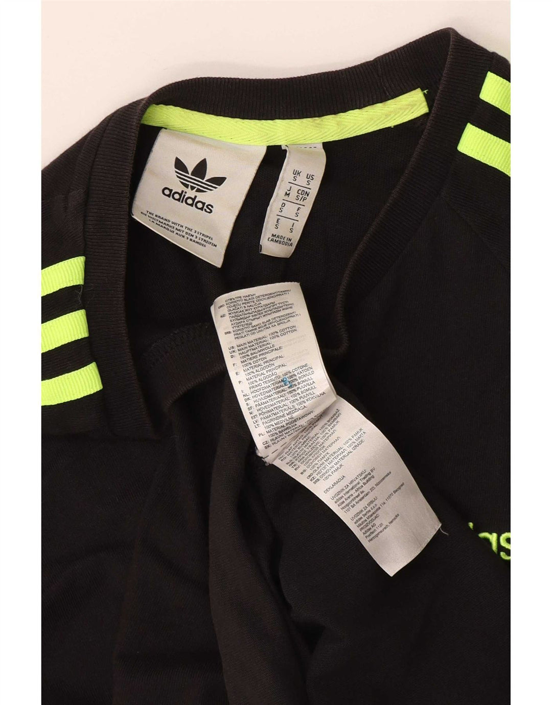 Adidas T-Shirt Homme Haut Petit Coton Noir