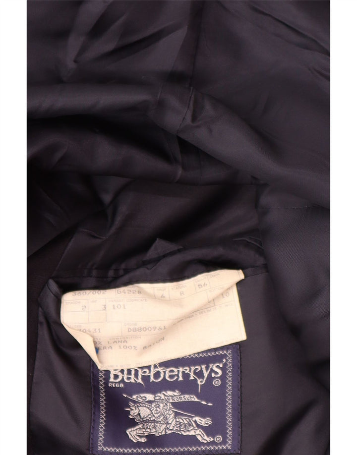 Burberrys Veste Blazer Double Boutonnage Homme IT 56 XL Laine Bleu Marine