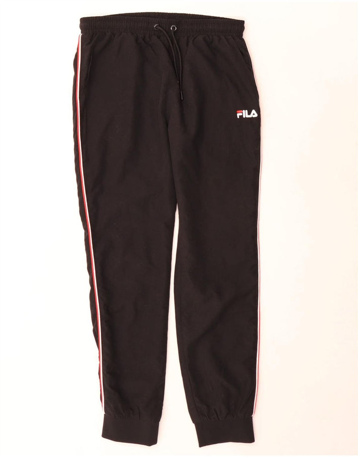 Fila Pantalon De Survêtement Homme Pantalon De Jogging Petit Noir Polyester