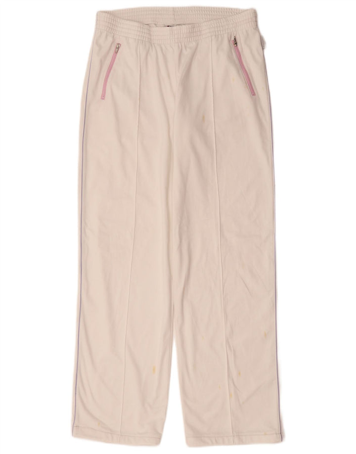 Champion Pantalon de survêtement pour femme UK 14 Large Blanc Polyester