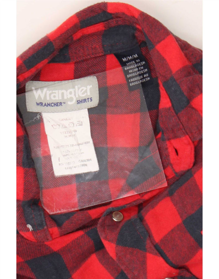 Wrangler Chemise en flanelle pour homme en coton vichy rouge moyen