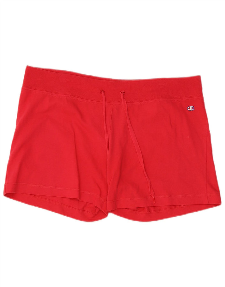 CHAMPION Short de sport Heritage Classics pour femme UK 14 Coton rouge moyen