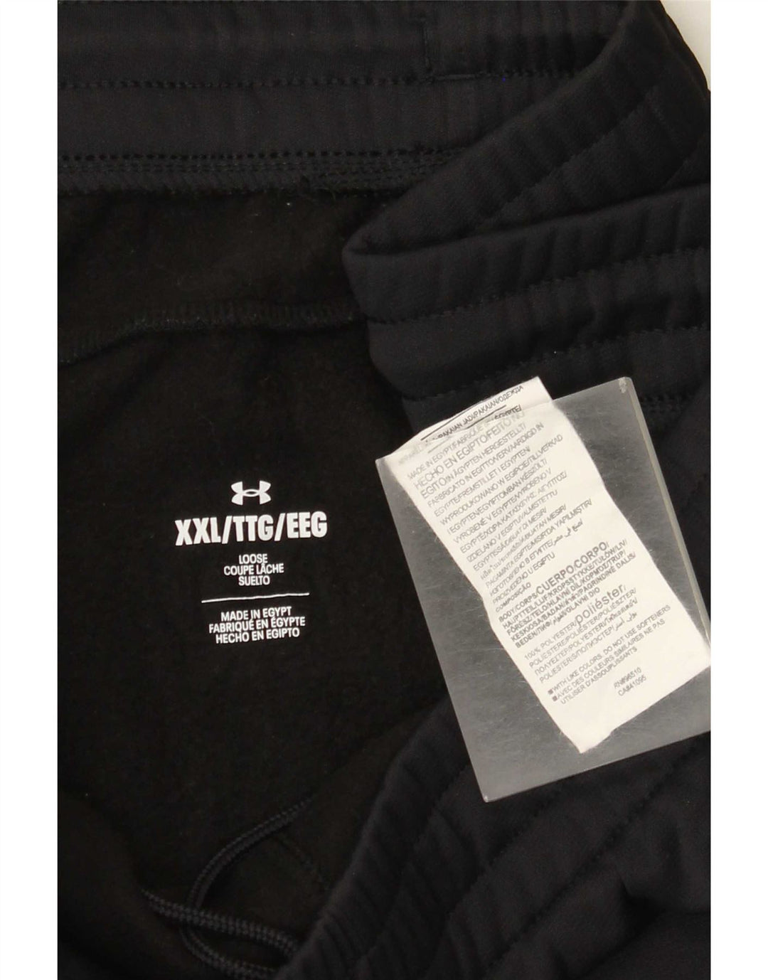 Under Armour Pantalon de Survêtement Loose Fit 2XL Homme Noir Polyester