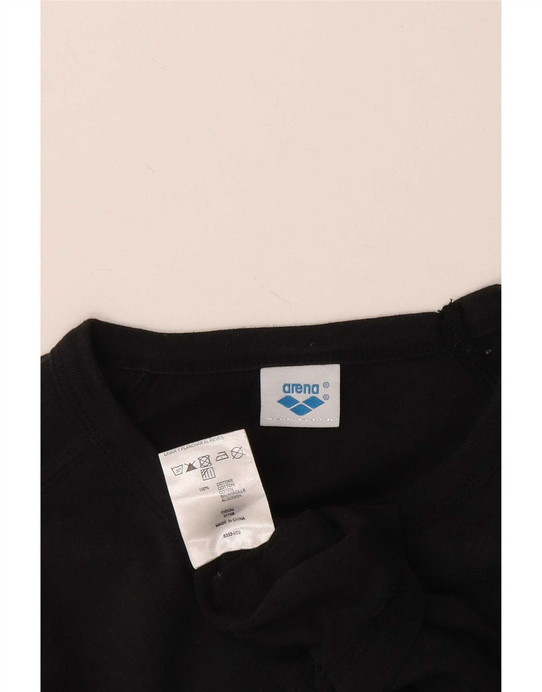 Arena T-Shirt Graphique Homme Noir Moyen Coton