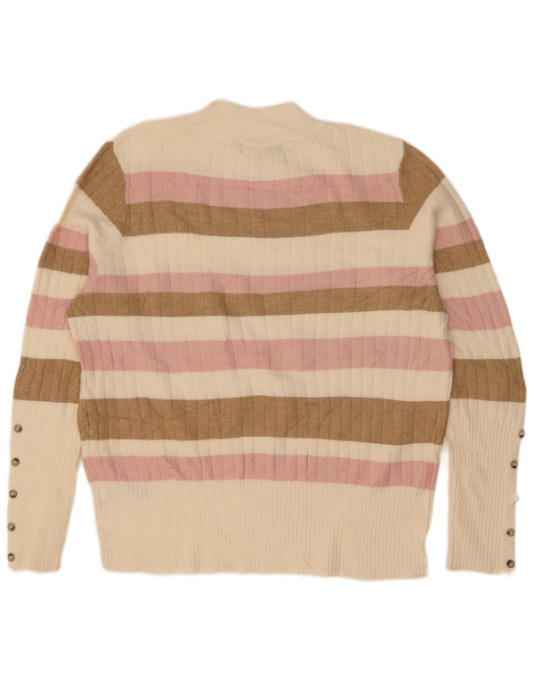 Marks & Spencer Pull col roulé pour femme UK 16 Large Multicolore