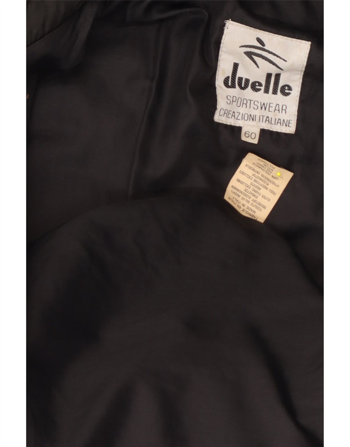 veste matelassée à capuche vintage pour homme IT 60 5XL Noir Polyamide