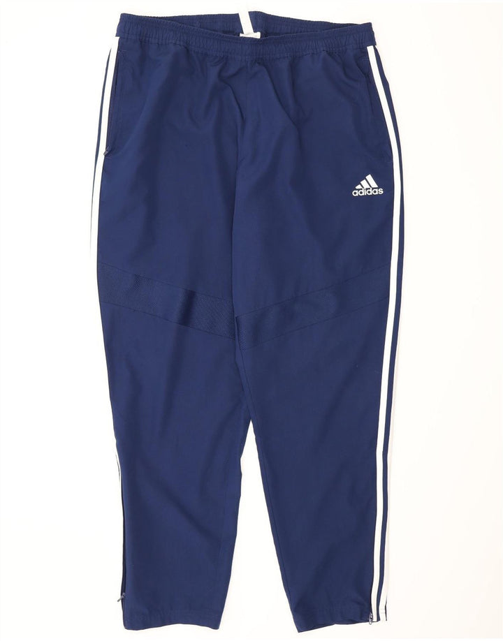 Adidas Pantalon de survêtement Climalite pour homme XL Bleu marine Polyester