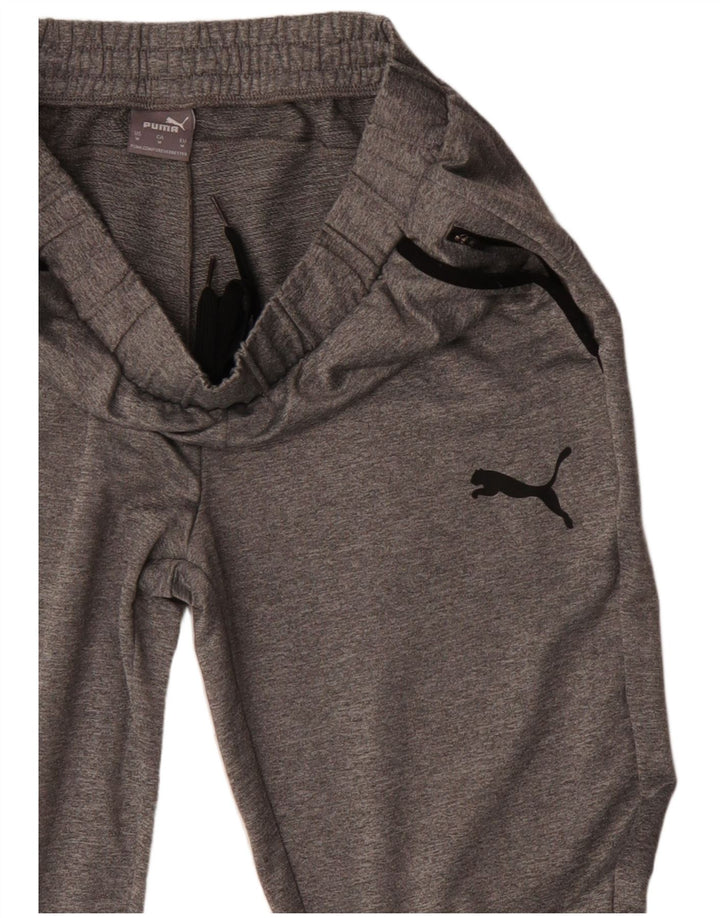 Puma Pantalon de Survêtement Joggers Homme Gris Moyen Colorblock Polyester