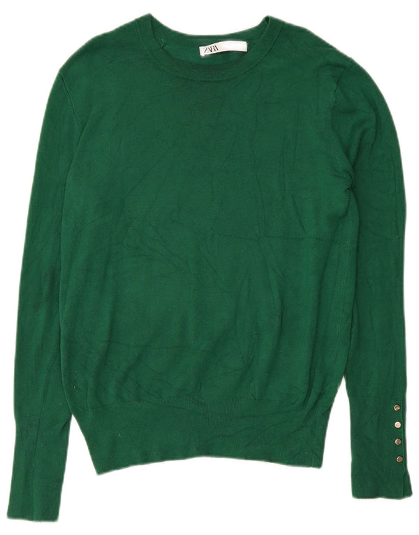 Zara Pull col bateau pour femme UK 18 XL Vert