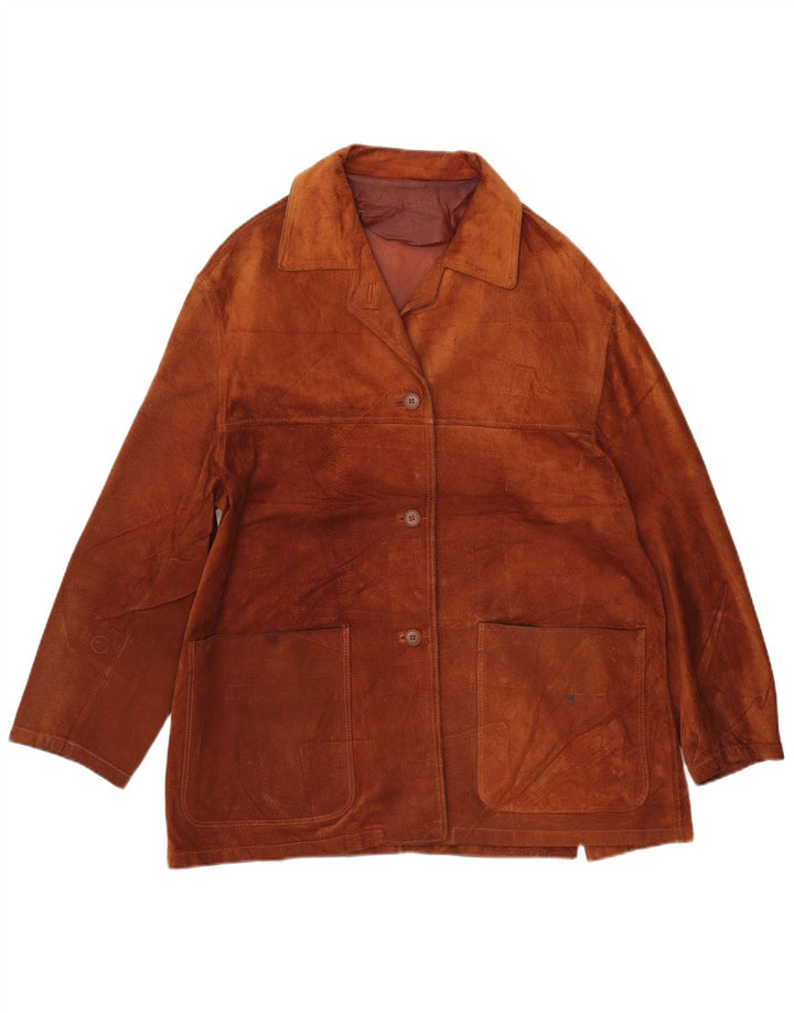 CONBIPEL Veste en Daim Femme IT 46 Grand Cuir Marron