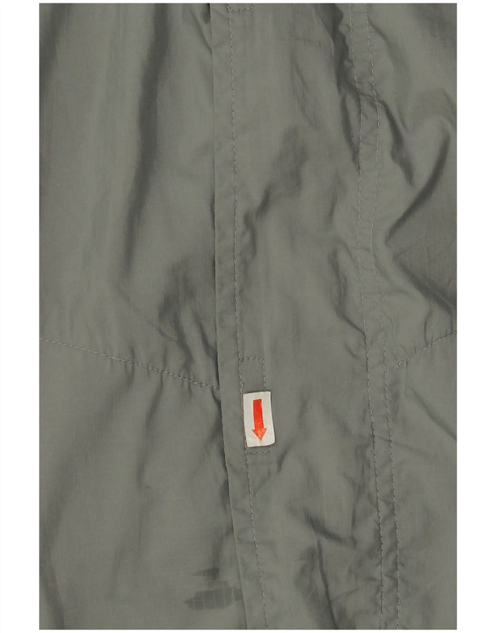 Adidas Veste de pluie pour homme UK 40 Large Gris Colorblock Polyester