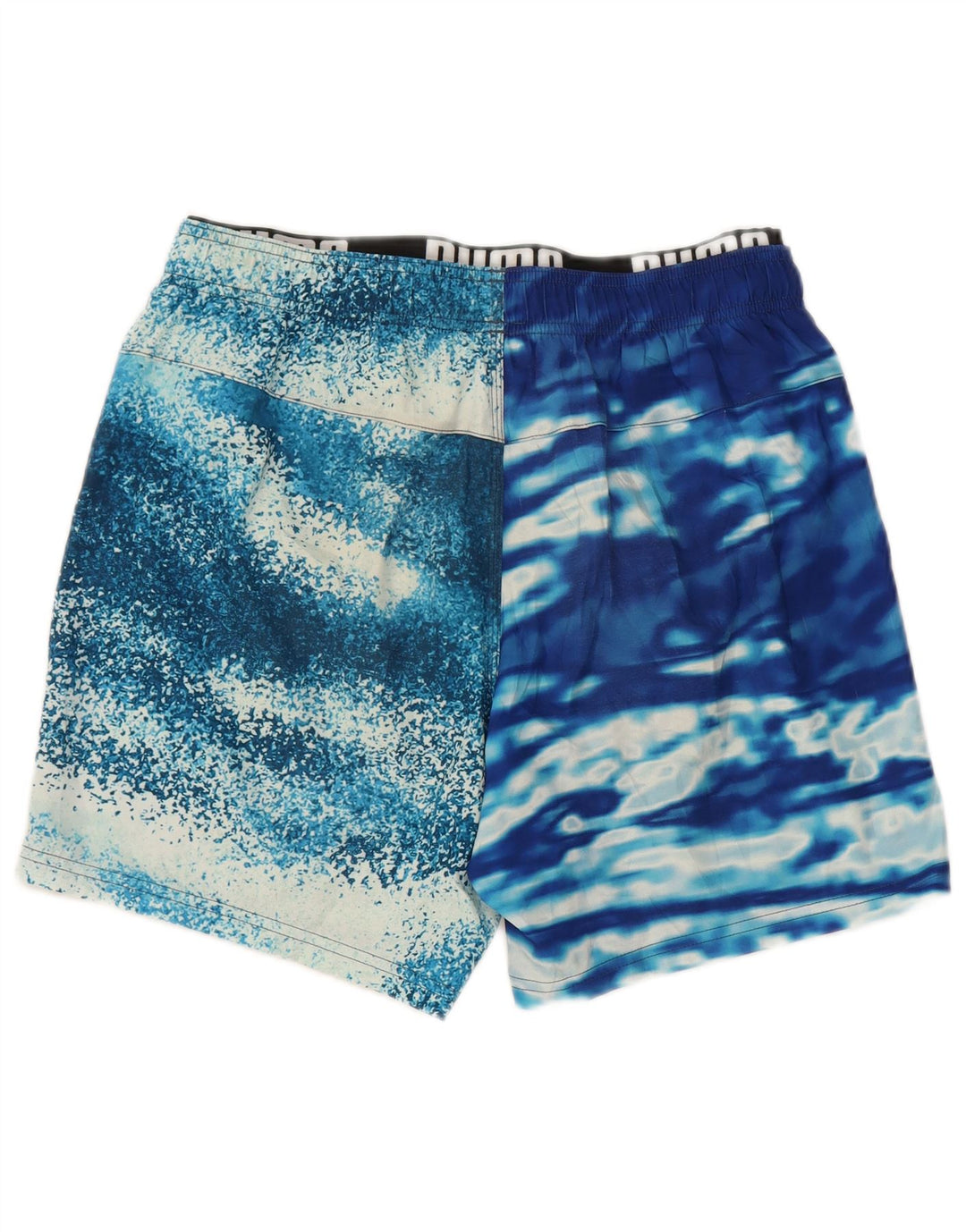 Puma Short de Bain Homme Bleu Moyen Tie Dye Polyester