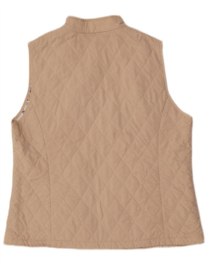Marks & Spencer Gilet matelassé pour femme UK 16 Large Beige