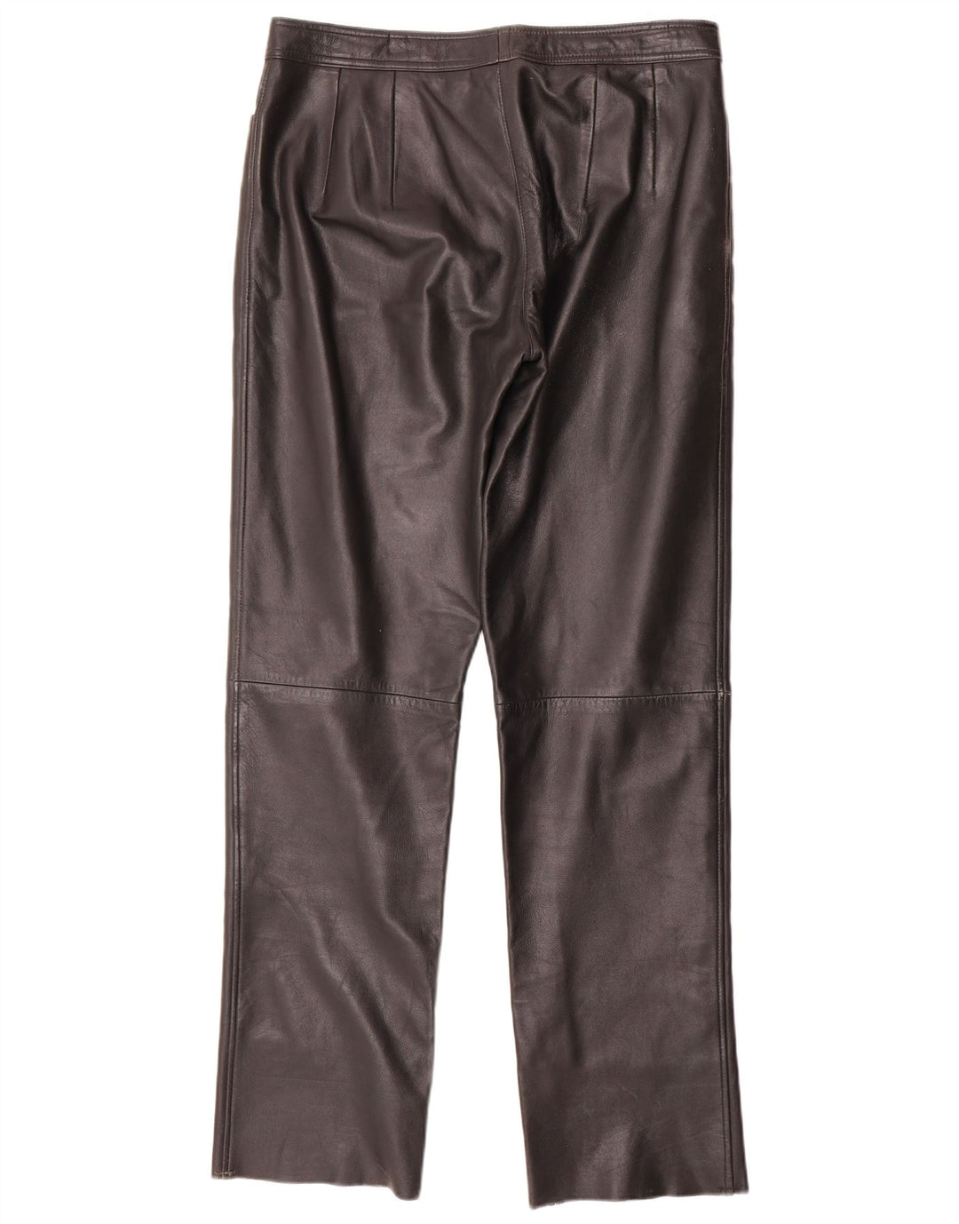 Maddox Pantalon droit en cuir pour femme IT 44 Medium W32 L32 Noir
