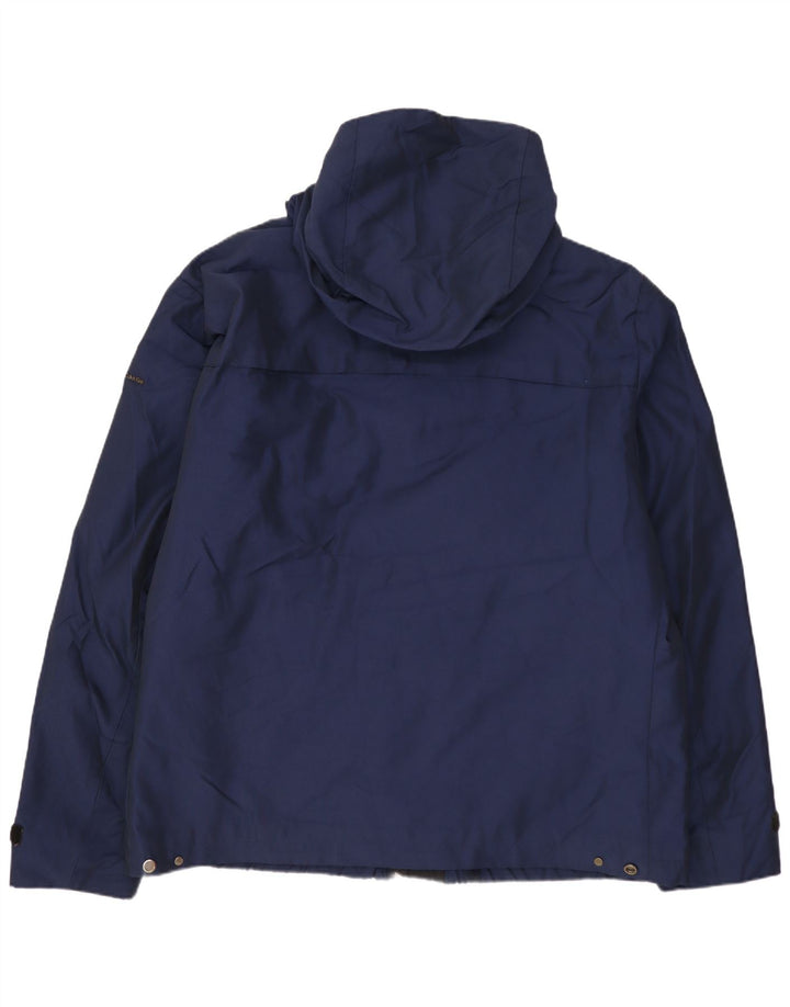 CALVIN KLEIN Veste coupe-vent à capuche pour homme IT 56 3XL Bleu marine Polyester