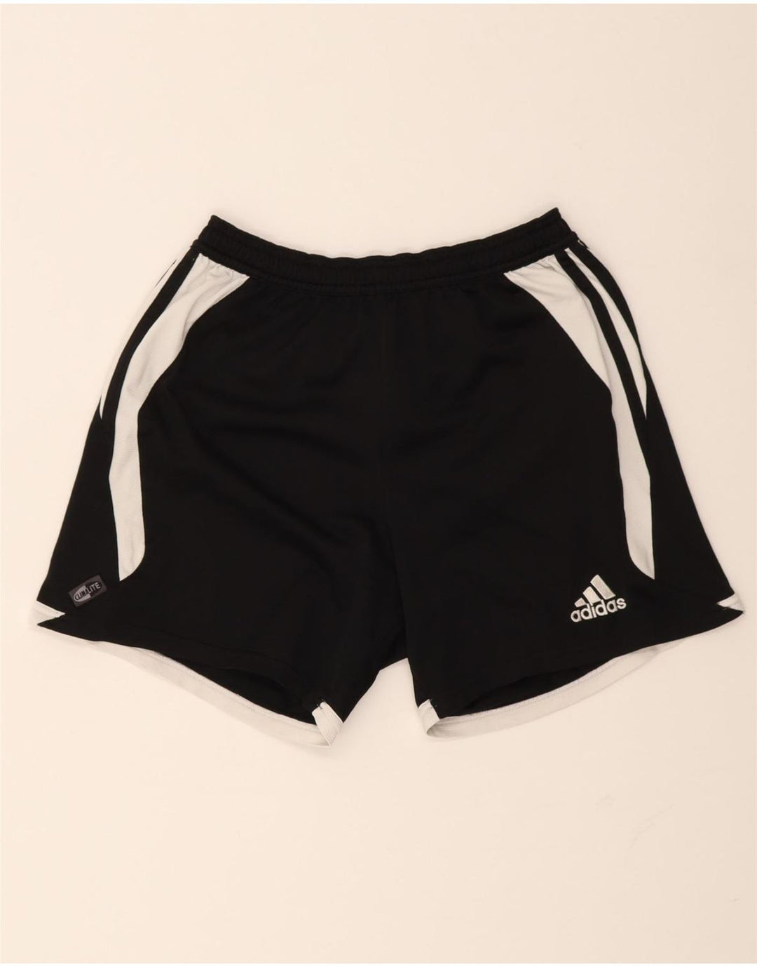 Adidas Short de sport Climalite Homme Noir Moyen Polyester Colorblock