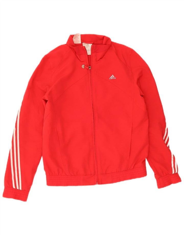 Veste de survêtement Adidas Fille 13-14 ans Rouge Polyester
