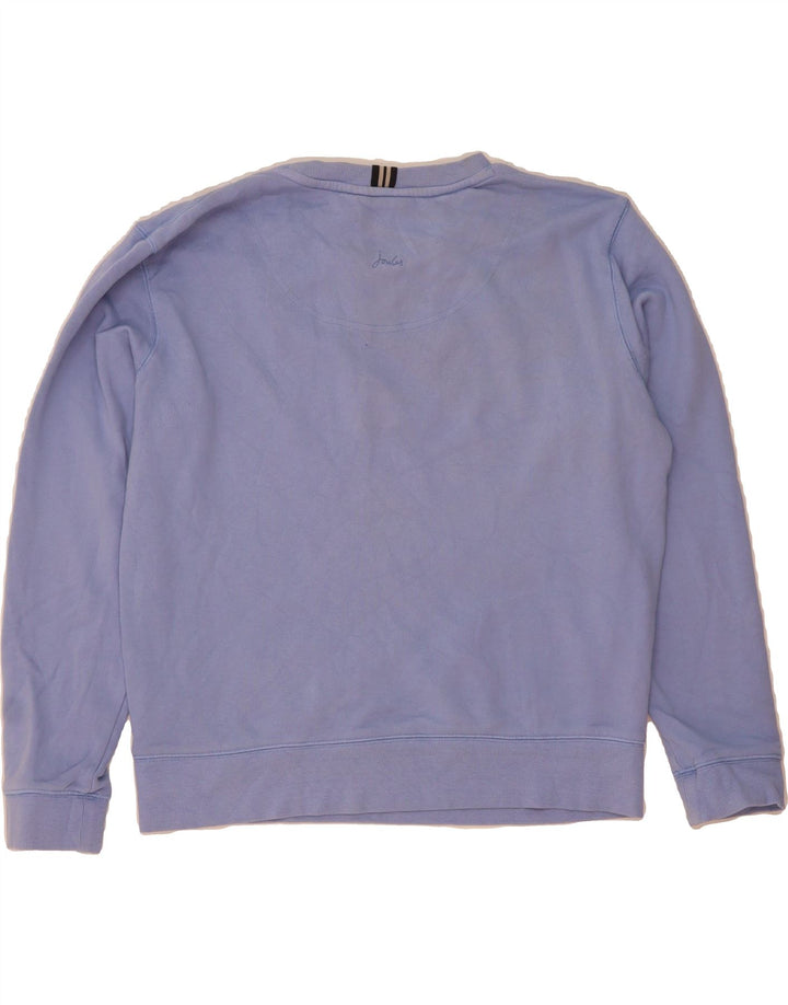 JOULES Womens Oversized Sweatshirt Jumper UK 10 Small  Purple Cotton Vintage Joules and Second-Hand Joules from Messina Hembry 