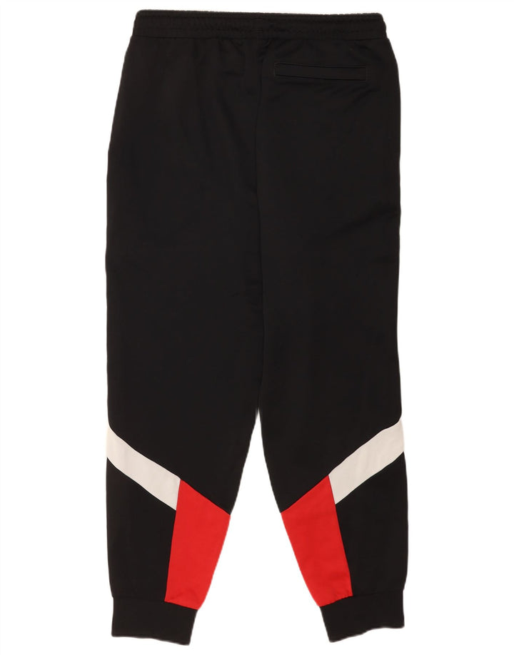 Puma Pantalon de survêtement pour homme Taille L Noir Colorblock Polyester