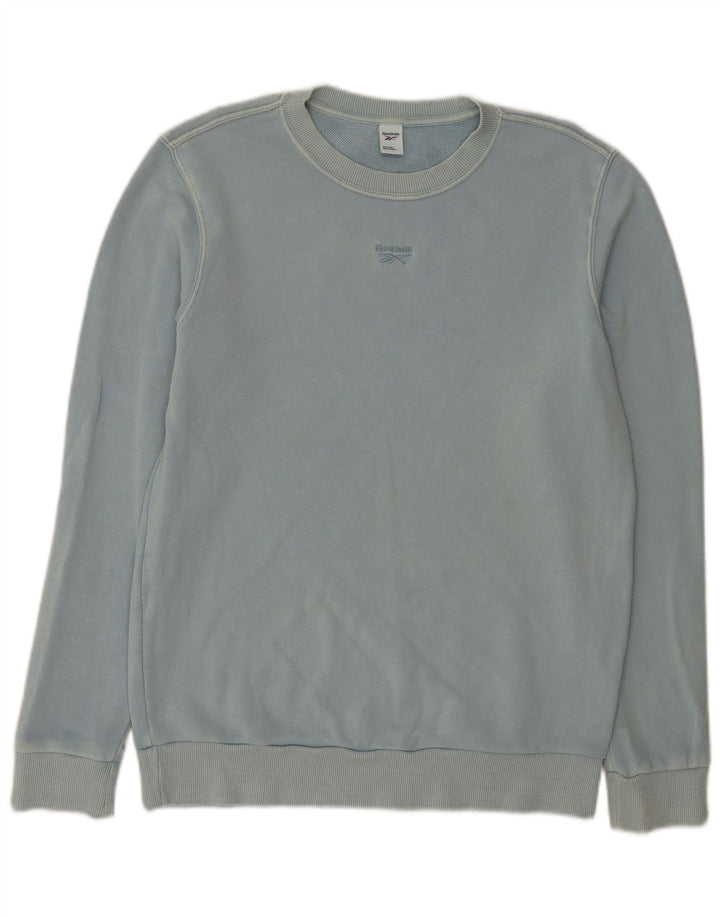 Reebok Sweat-shirt pour femme UK 44 Bleu moyen Coton